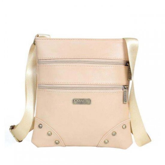 Coach North South Small Ivory Crossbody Bags DPX - Click Image to Close